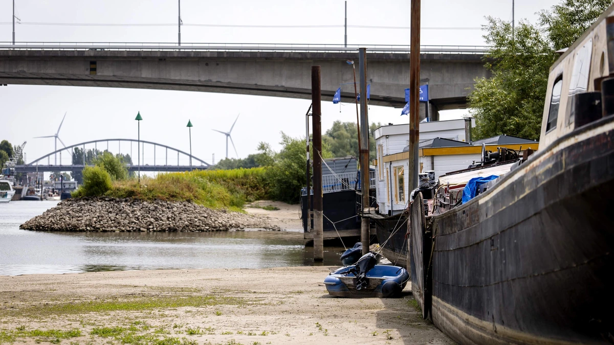 Bedrijven voelen gevolgen van lage waterstand door droogte