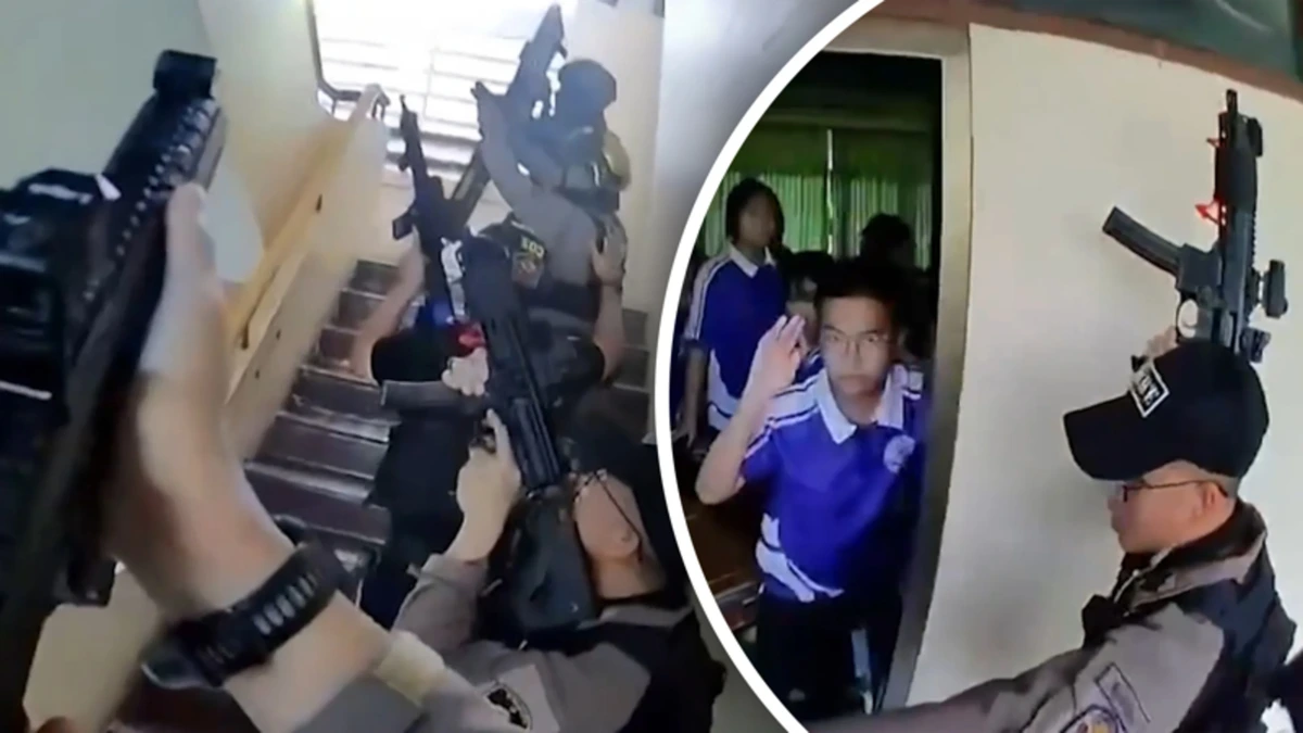 Nieuwe bodycambeelden tonen jacht op schoolschutter in Thailand