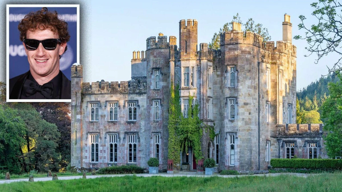 Mark Zuckerberg koopt 19e-eeuws kasteel in Ierland ter waarde van 25 miljoen euro