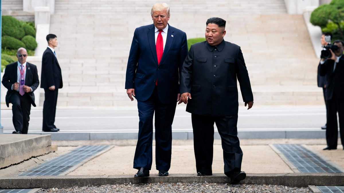 Donald Trump wil ’zeer goede relatie’ met Kim Jong-un niet op spel zetten: VS en Zuid-Korea halveren militaire oefeningen
