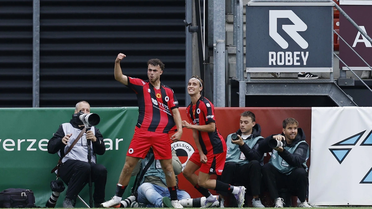 LIVE Eredivisie | Sliti zet Excelsior met heerlijke knal op voorsprong in stadsderby tegen Sparta