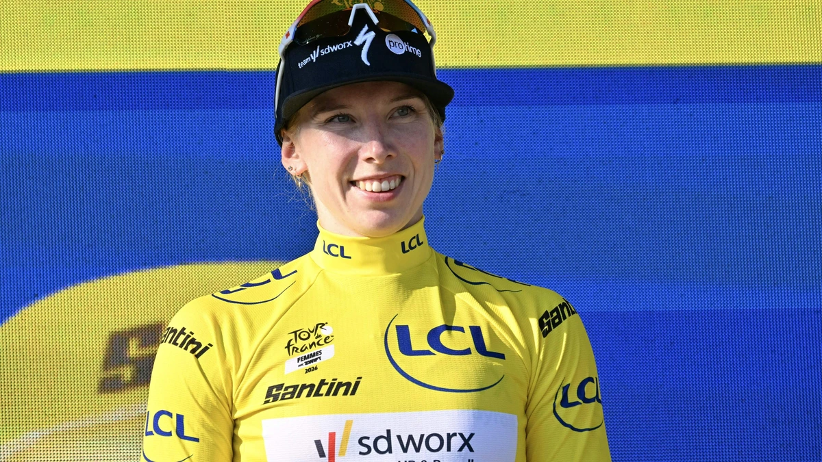 Ultieme wraak voor Lorena Wiebes, zondag in gele trui langs UCI-hoofdkwartier: ’Wat me daar in Italië is overkomen, gaf me vandaag extra vuur’