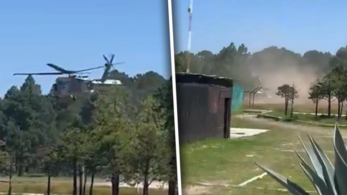 Doodeng: Mexicaanse helikopterpiloot moet noodlanding maken kort na opstijgen