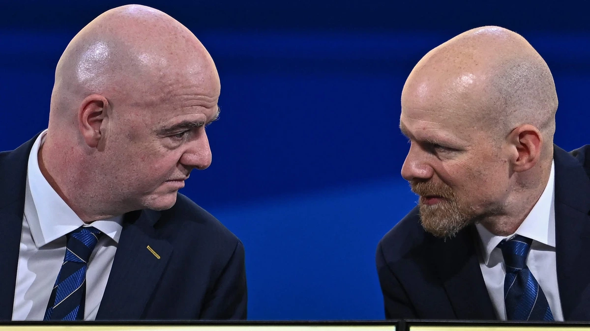 FIFA’s nummer twee neemt in uitgelekte brief aan medewerkers afstand van voorzitter Gianni Infantino