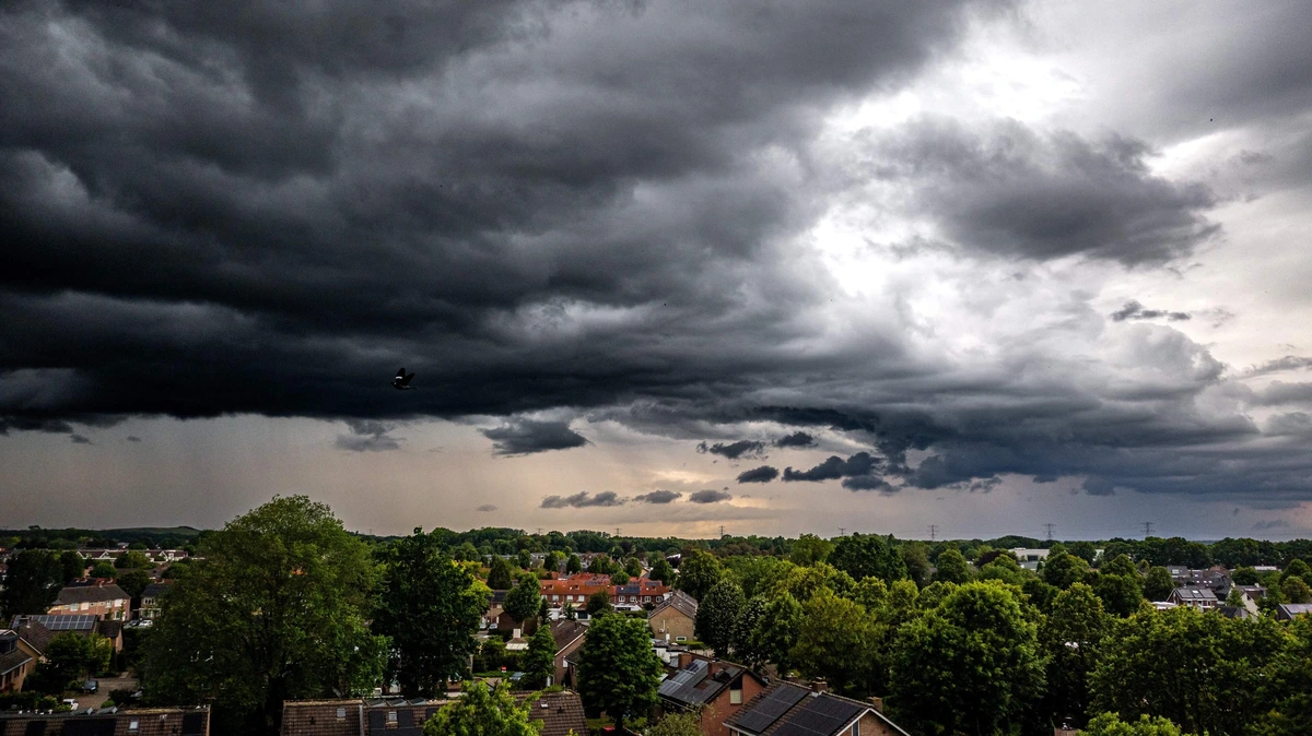 Code geel vanwege onweersbuien: na regenachtige nacht eerst nog op veel plekken droog