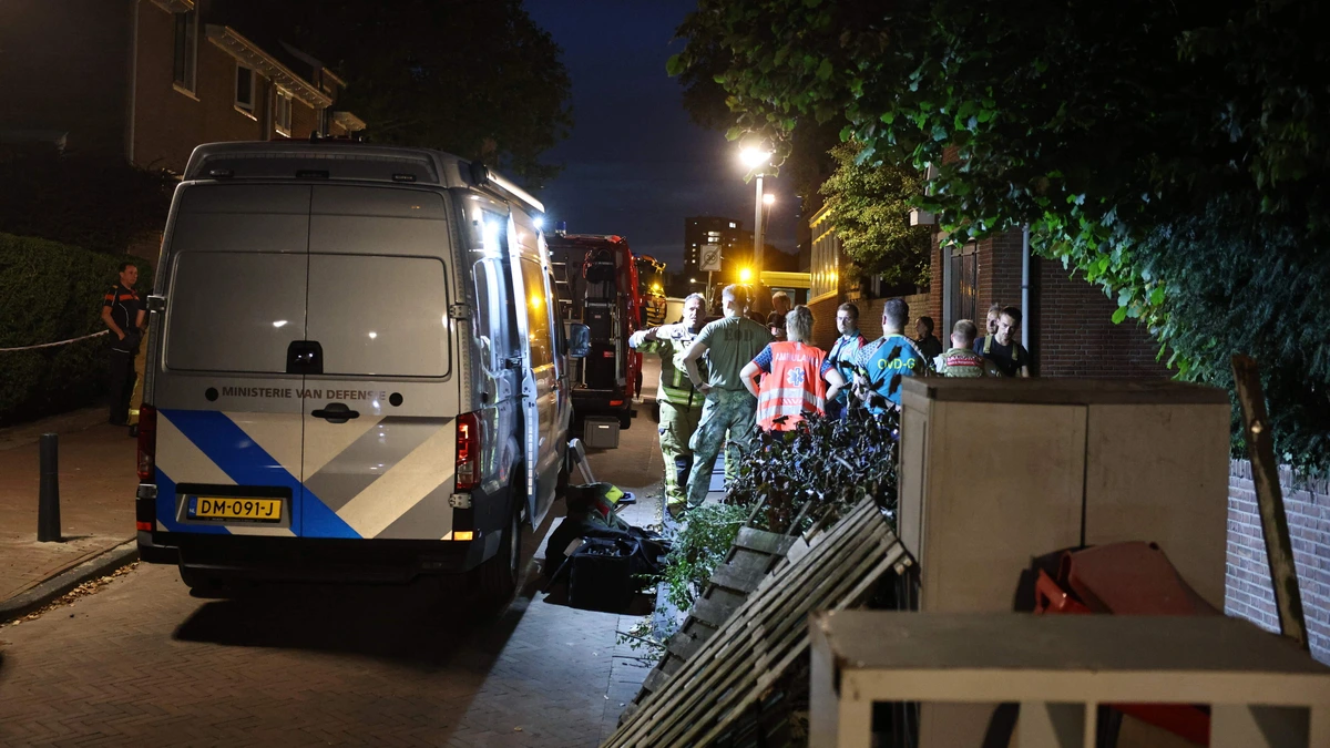 Mogelijk explosief gevonden in tuin van woning in Rotterdam
