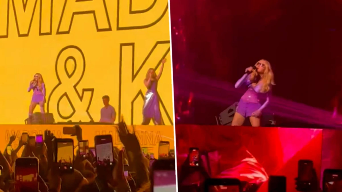 Zien: zo treedt Madonna op met verrassingsact Kylie Minogue