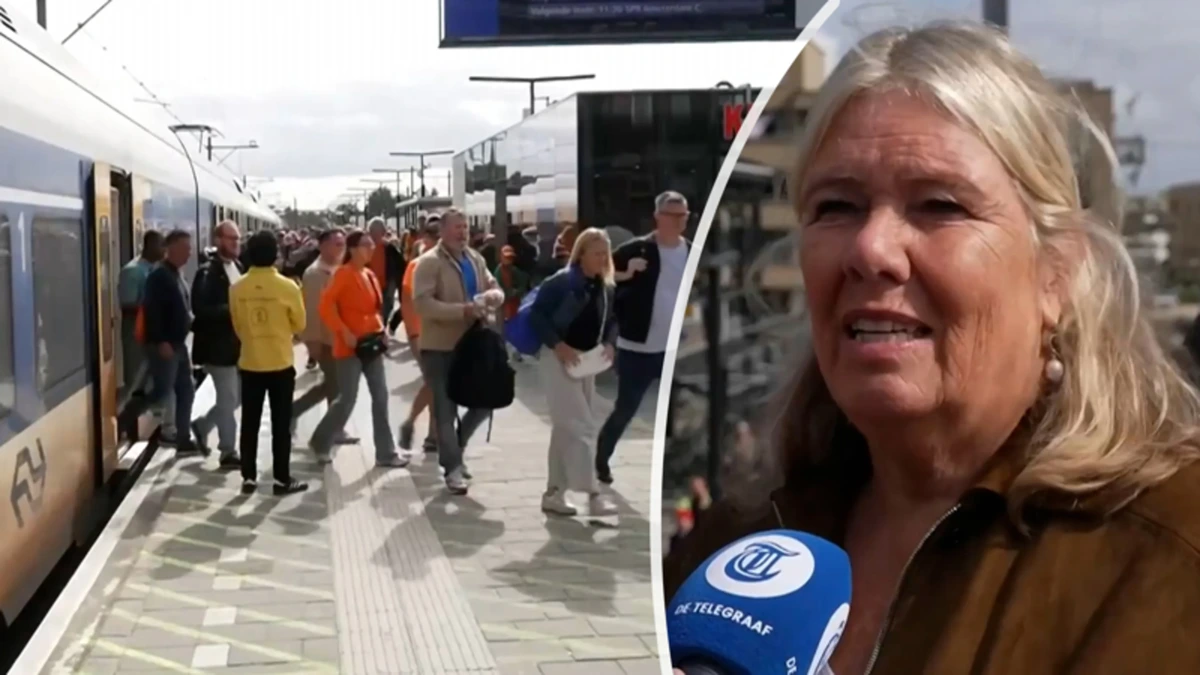 Enorme logistieke operatie voor NS in Zandvoort: ‘Mensen moeten wel geduld hebben’
