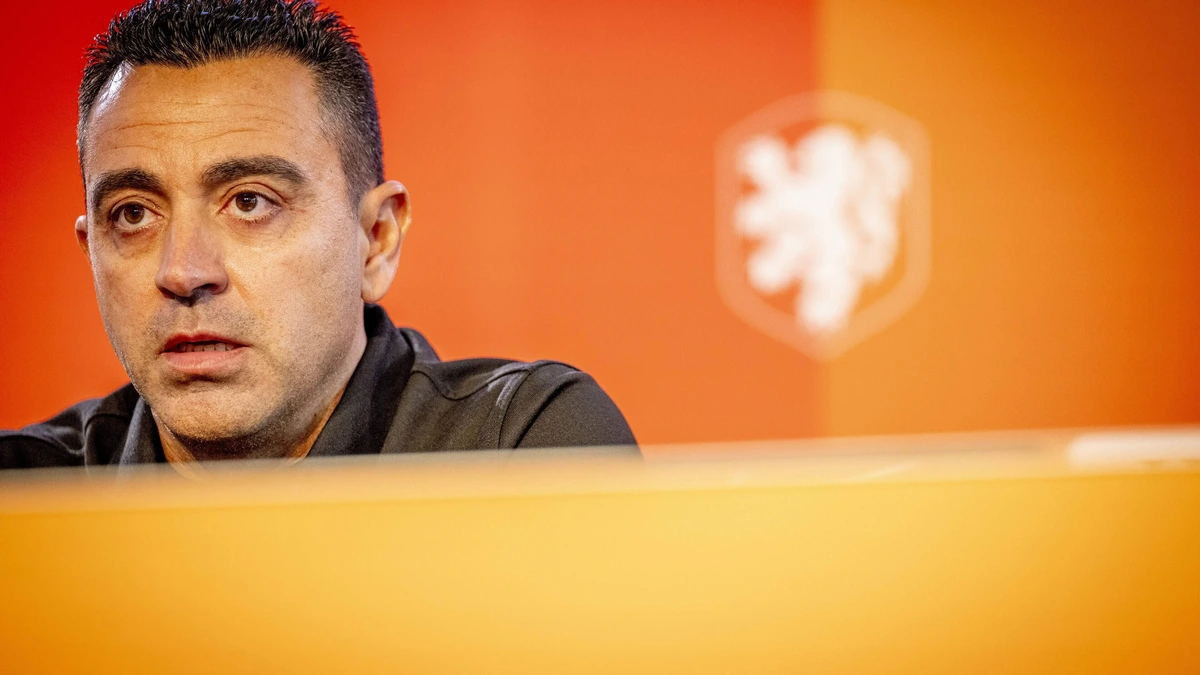 Xavi Hernández presenteert zich als bondscoach en toont ambitie: ’We zijn hier om te winnen’
