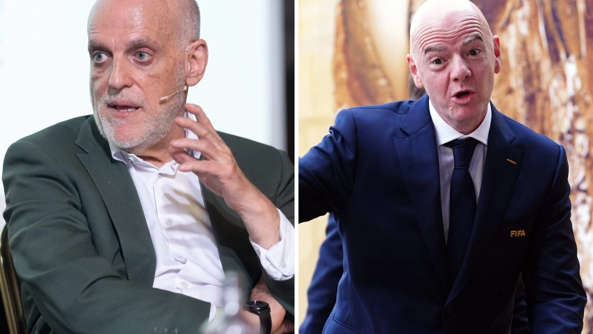 La Liga-voorzitter Tebas haalt vernietigend uit naar Infantino: ’Zijn we de intrekking van rood op het WK na een politieke interventie vergeten?’