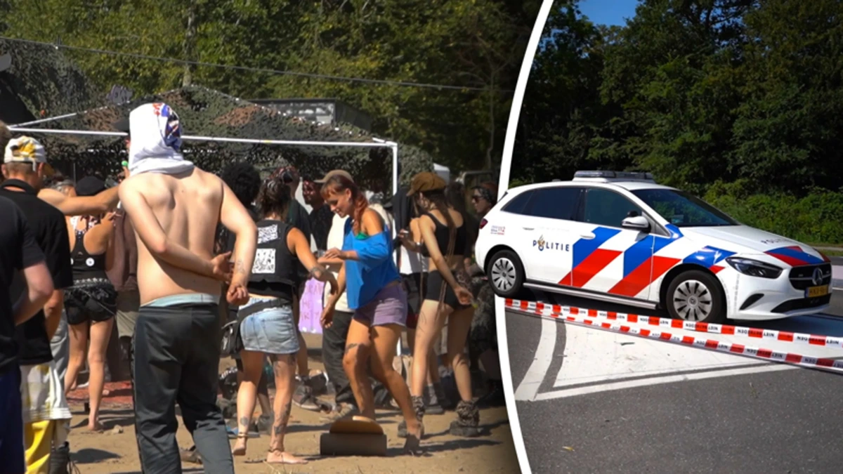 Politie beëindigd illegale raveparty: één persoon aangehouden