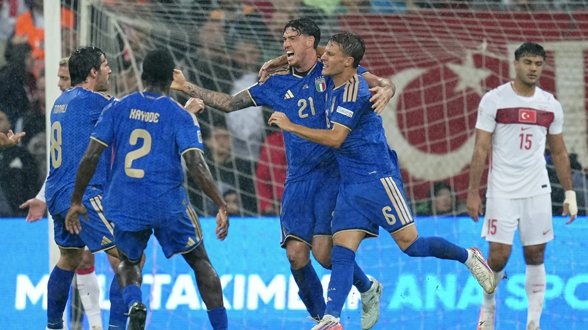 Italië geeft Turkije pak slaag en wint voor het eerst na misgelopen WK