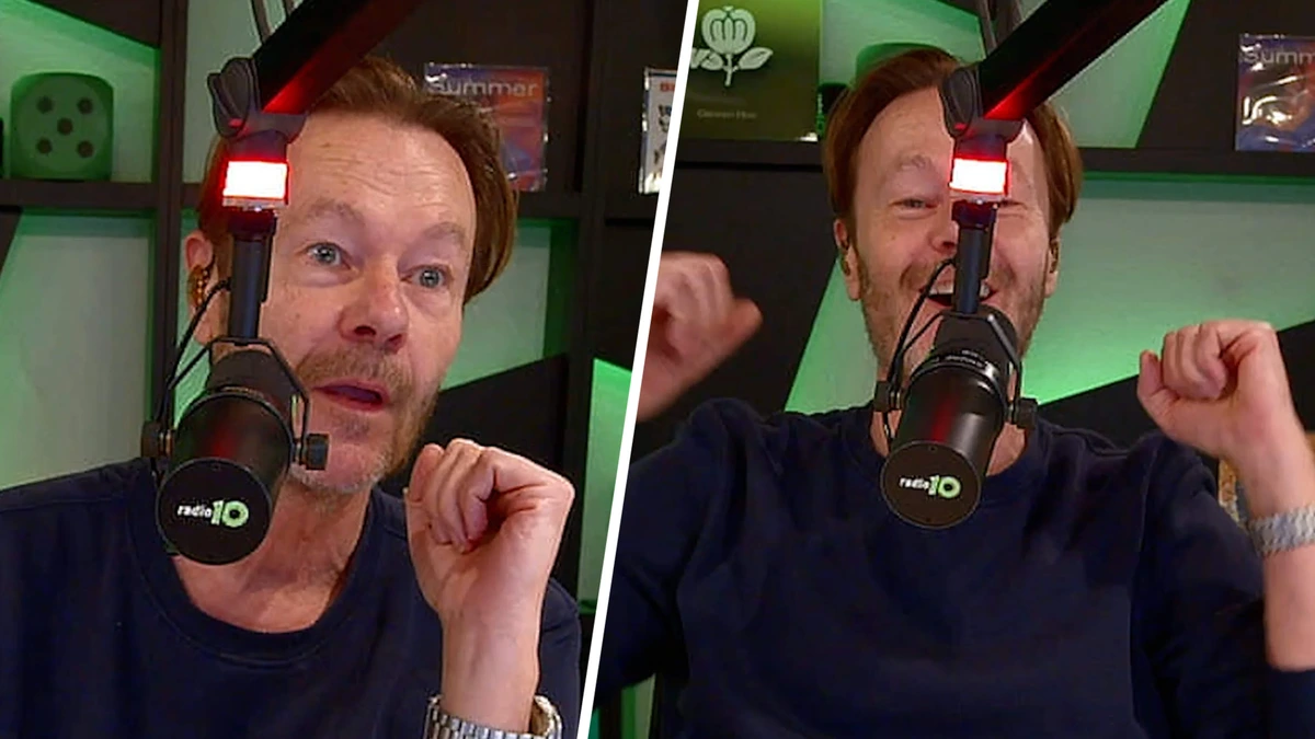 Radio-dj Gijs Staverman belt in uitzending met kleinzoon: ‘Krijg je een broertje of zusje?’