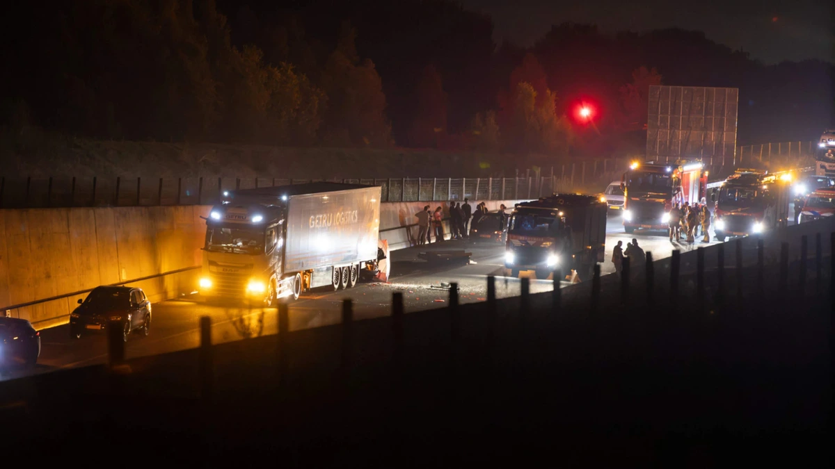 Ernstig ongeval op de A4, 74-jarige man om het leven gekomen