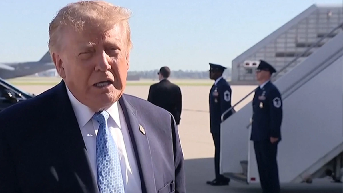 Donald Trump reageert op arrestaties na verdachte busjes bij vliegbasis VS