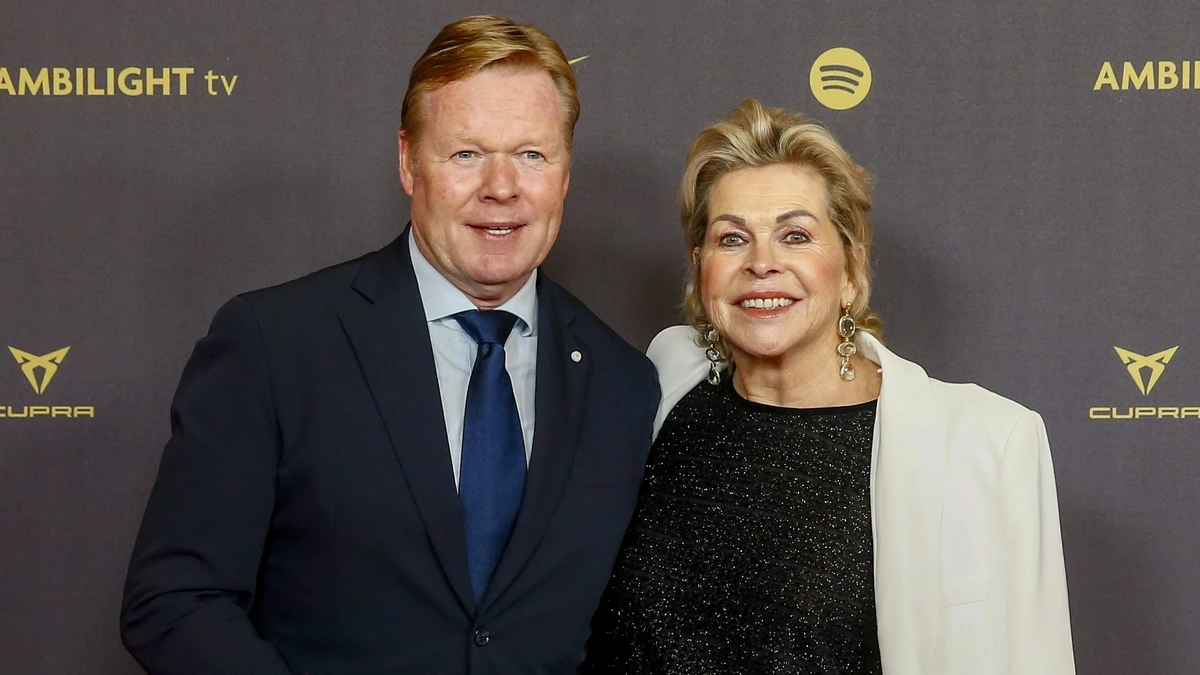 Ronald Koeman bedankt voor massale steun na overlijden van vrouw Bartina