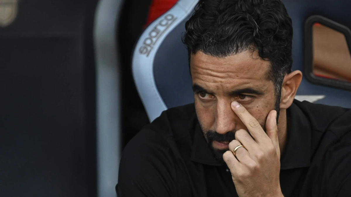 Omgekeerde wereld: AC Milan-manager Ruben Amorim vraagt journalist uit over ’ideale basiself’