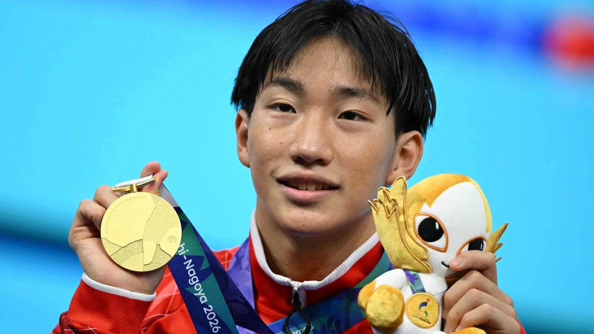 Weer zwemsensatie bij Aziatische Spelen: tiener Shin Ohashi (17) verpulvert wereldrecord op 200 meter school