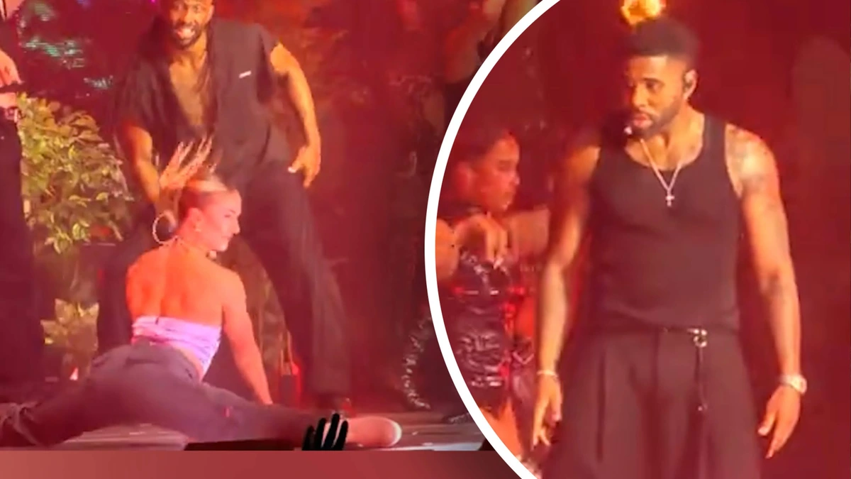 Fan shockeert zanger Jason Derulo met bijzondere kunsten op het podium: ‘Damn!’