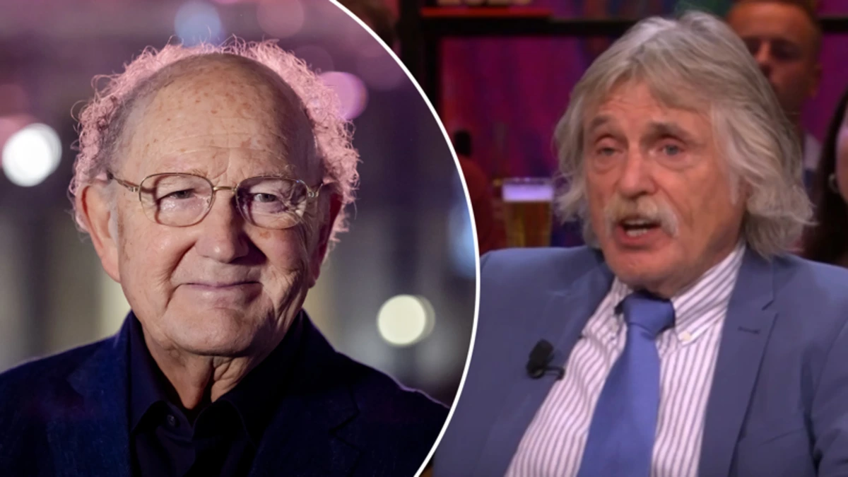 Johan Derksen haalt uit naar Joop van den Ende: ‘Hij stelt zich op als Jezus Christus!’