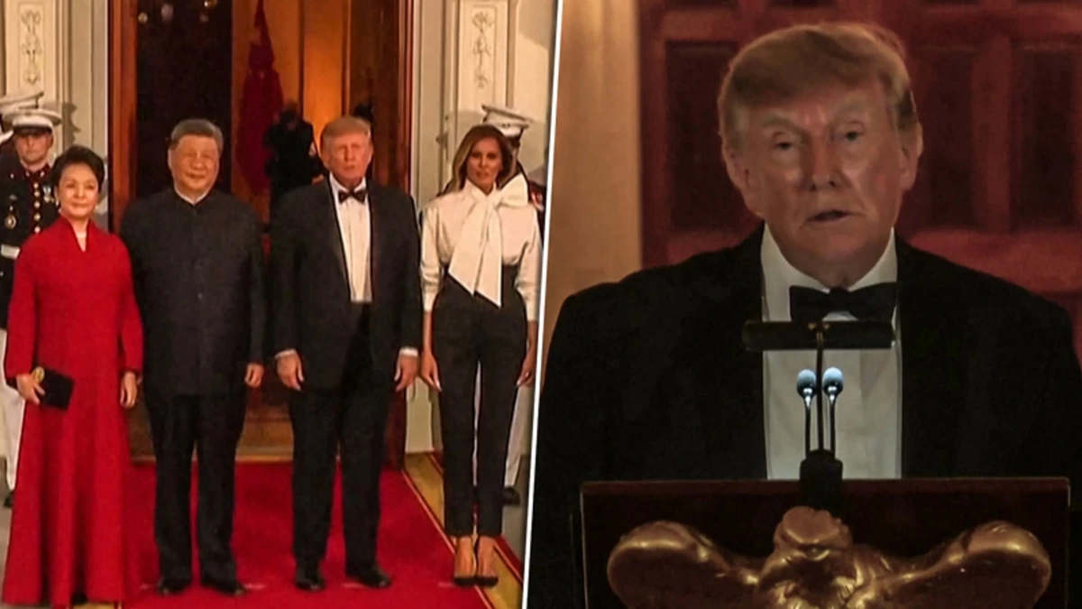 Zo verliep staatsdiner Donald Trump En Xi Jinping: ‘Nog nooit zo goed met elkaar kunnen vinden’