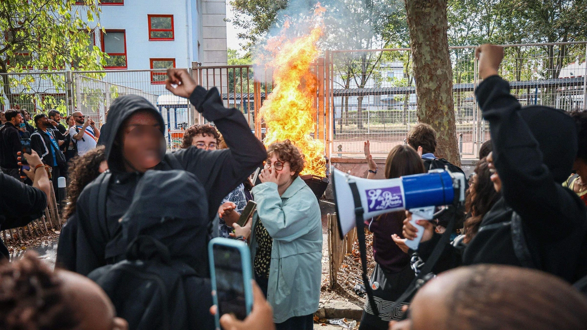 Scholierenprotest in Frankrijk loopt uit de hand: 27 gewonden en 164 arrestaties