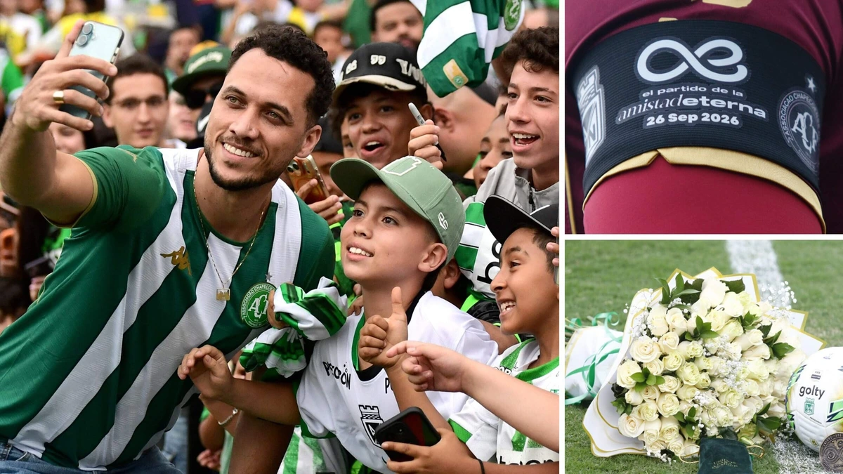 Tien jaar na vliegramp: Chapecoense en Atlético Nacional verbroederen in emotionele oefenwedstrijd