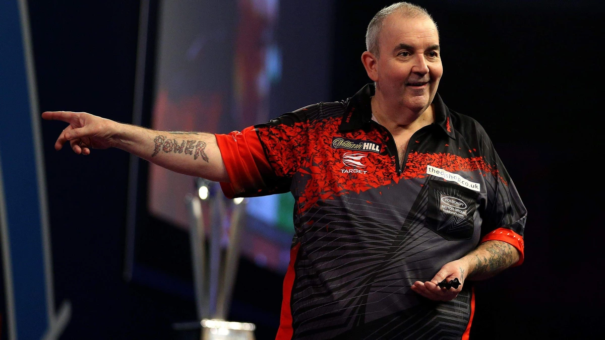 Zestienvoudig wereldkampioen Phil Taylor stoft pijlen af voor dartcomeback