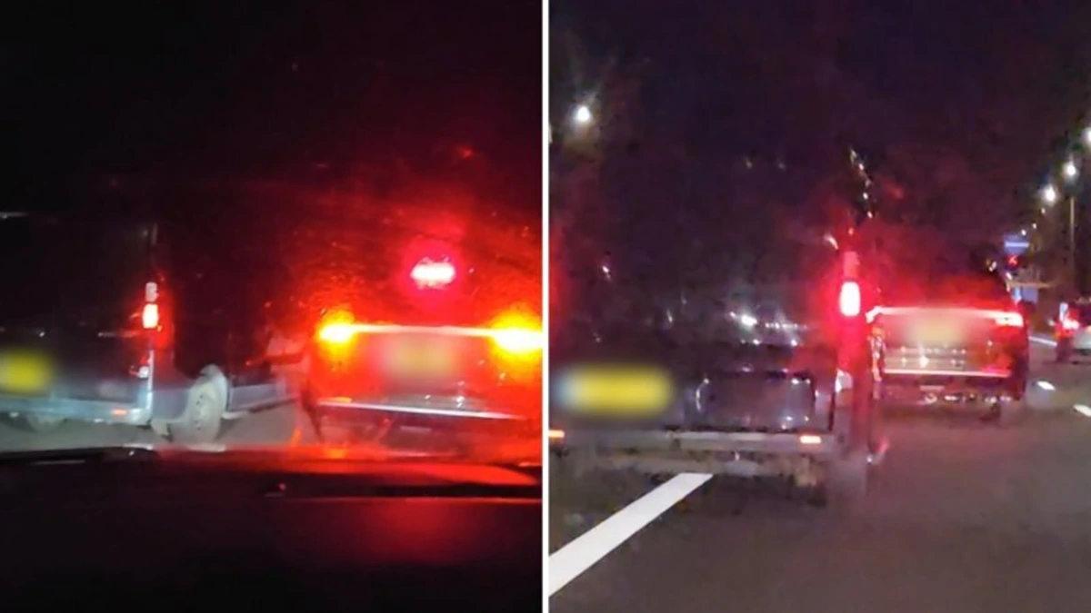 Aso-busje rijdt automobilist klem na bizarre verkeersruzie (en vlucht!)
