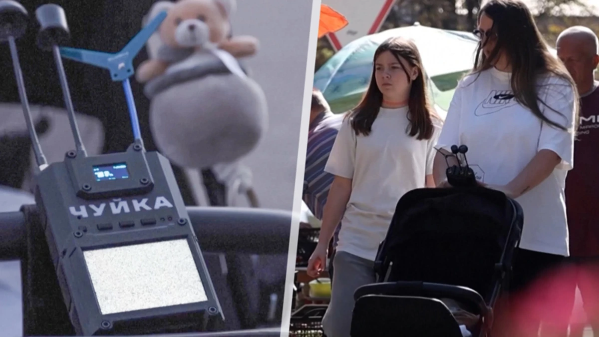 Dronedetector op kinderwagen in Oekraïense stad: ‘Bepaalde delen zijn te gevaarlijk’
