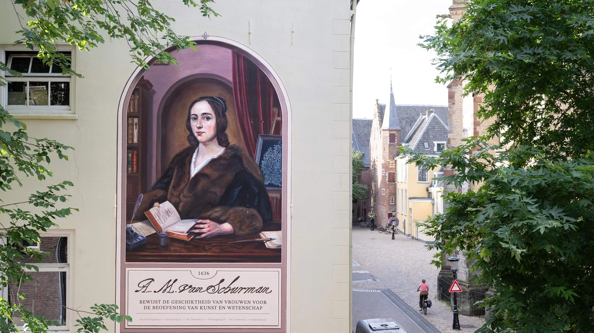 Het wonder van Utrecht: Anna Maria van Schurman ’de studente achter het gordijn’, onzichtbaar voor mannen