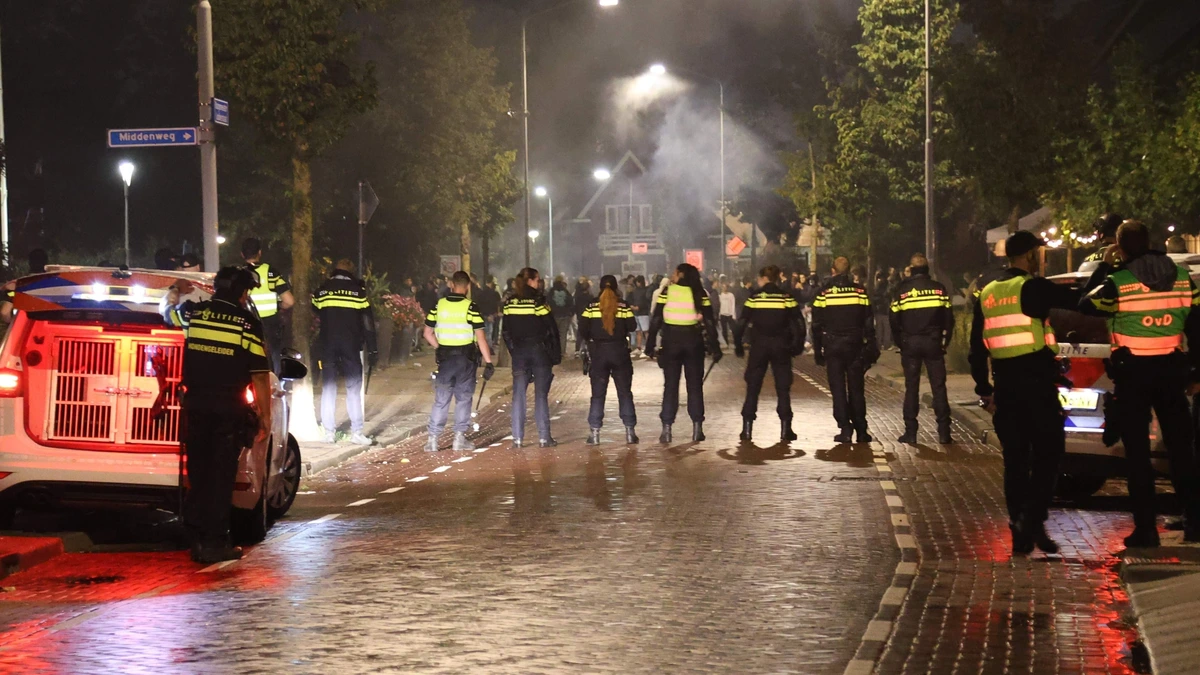 Veiligheidsmaatregelen in Opheusden na rellen afgelopen donderdag