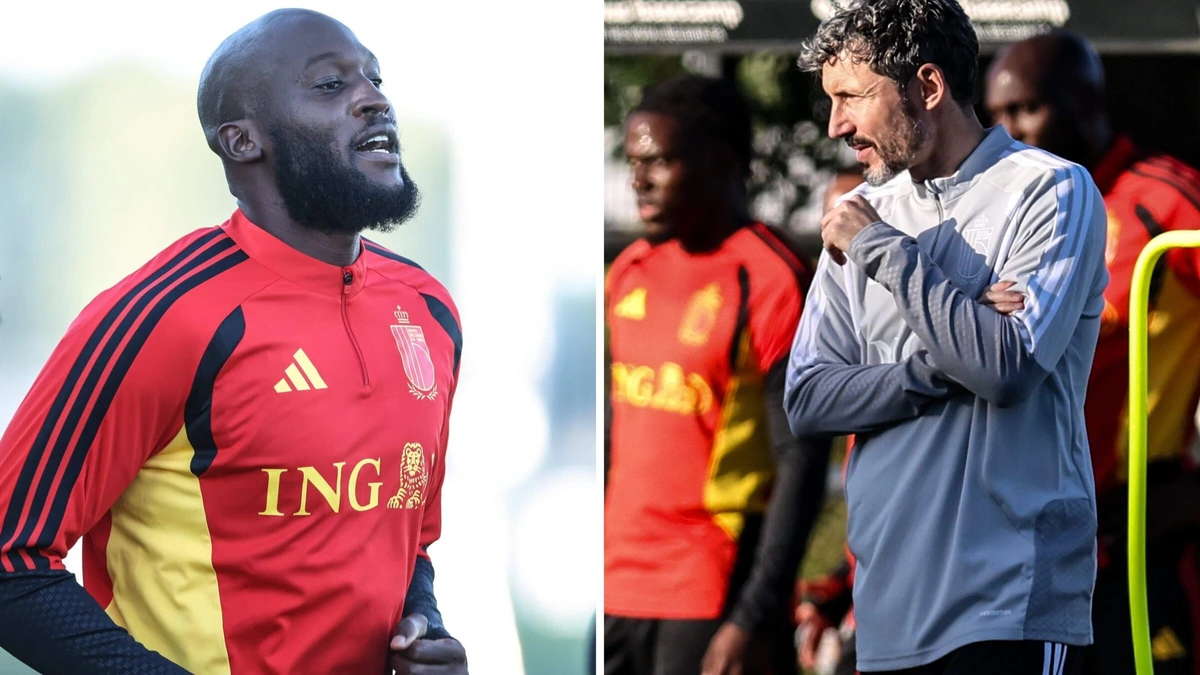 Observeren, dollen en napraten: dit was de eerste training van Mark van Bommel als bondscoach van België