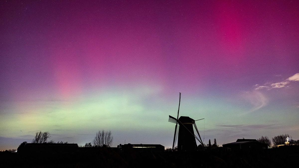 Kans om het noorderlicht vanavond te zien in delen van Nederland