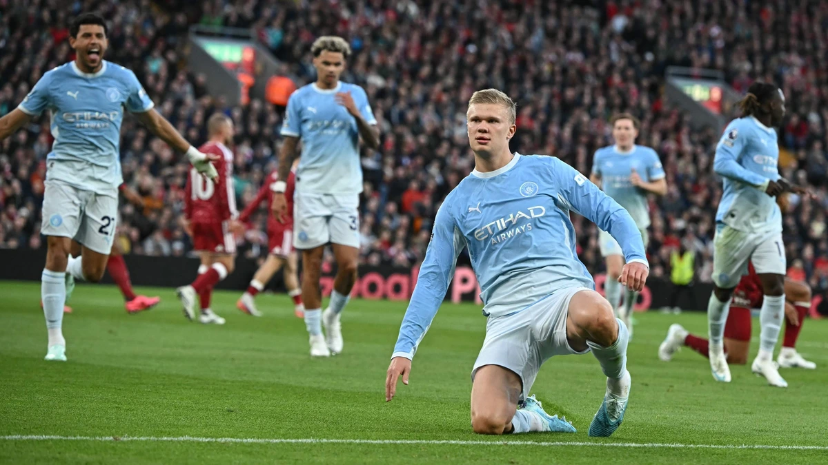 Manchester City laat zich ondanks alle onrust van beste kant zien en geeft Liverpool pak slaag op Anfield