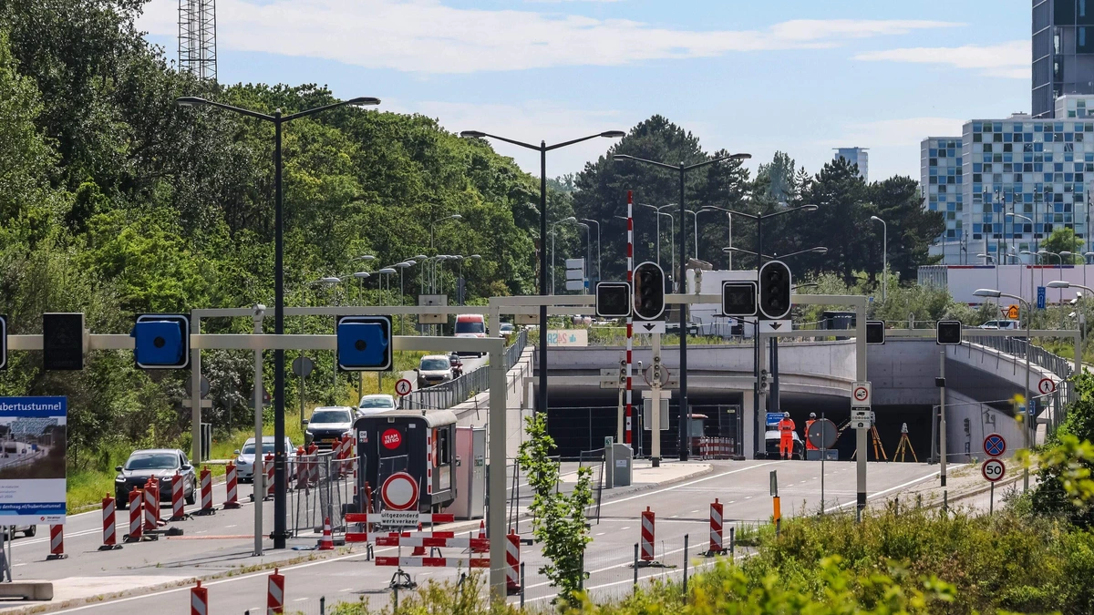 Den Haag sleept Strukton voor rechter om vertraagde opening Hubertustunnel