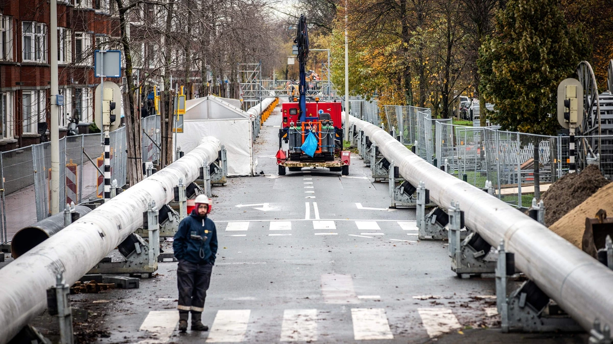 Rotterdamse restwarmte via 23 kilometer lange pijpleiding naar Den Haag en Leiden: 120.000 huishoudens kunnen in potentie van duur aardgas af