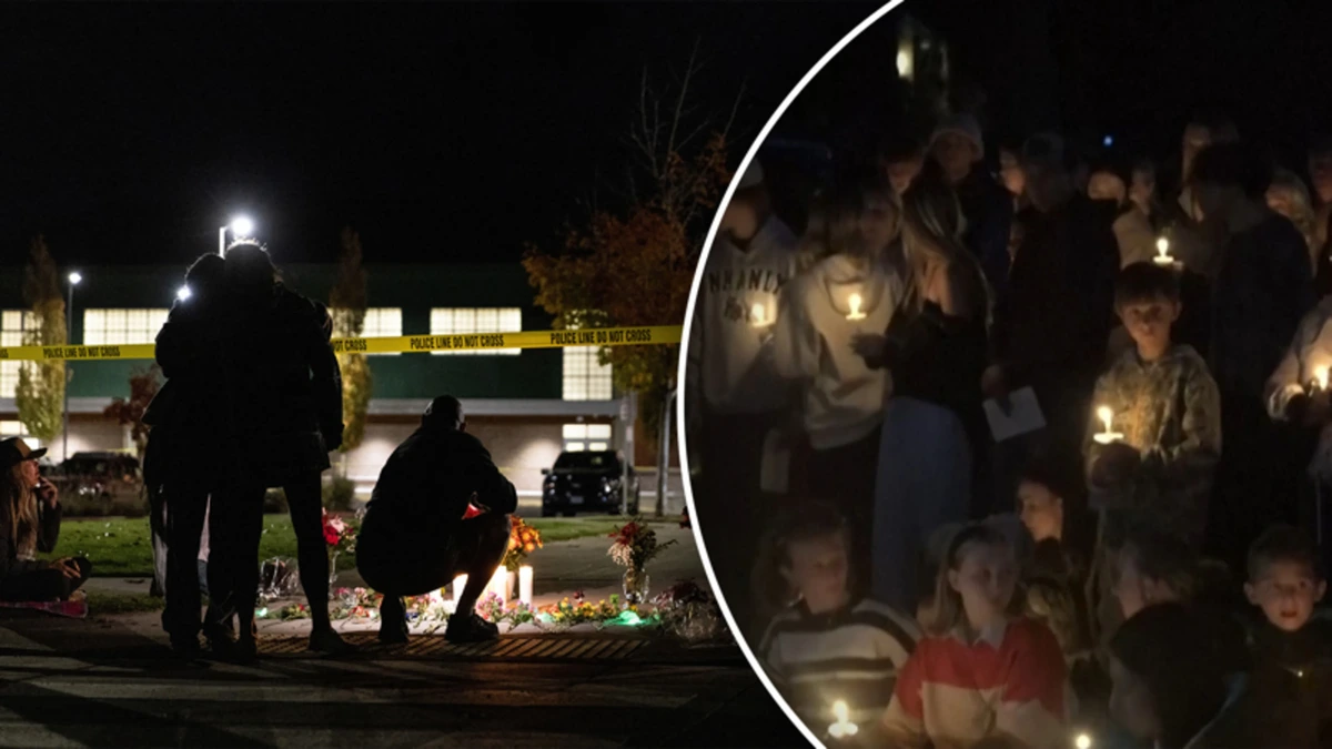 Drukbezochte avondwake vol emoties na dodelijke schietpartij op basisschool in VS