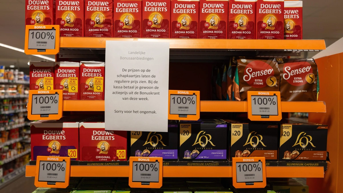Prijsverwarring bij Albert Heijn na grote storing in it-systemen: ’Ik ga geen dingen kopen die niet in de bonus zijn’