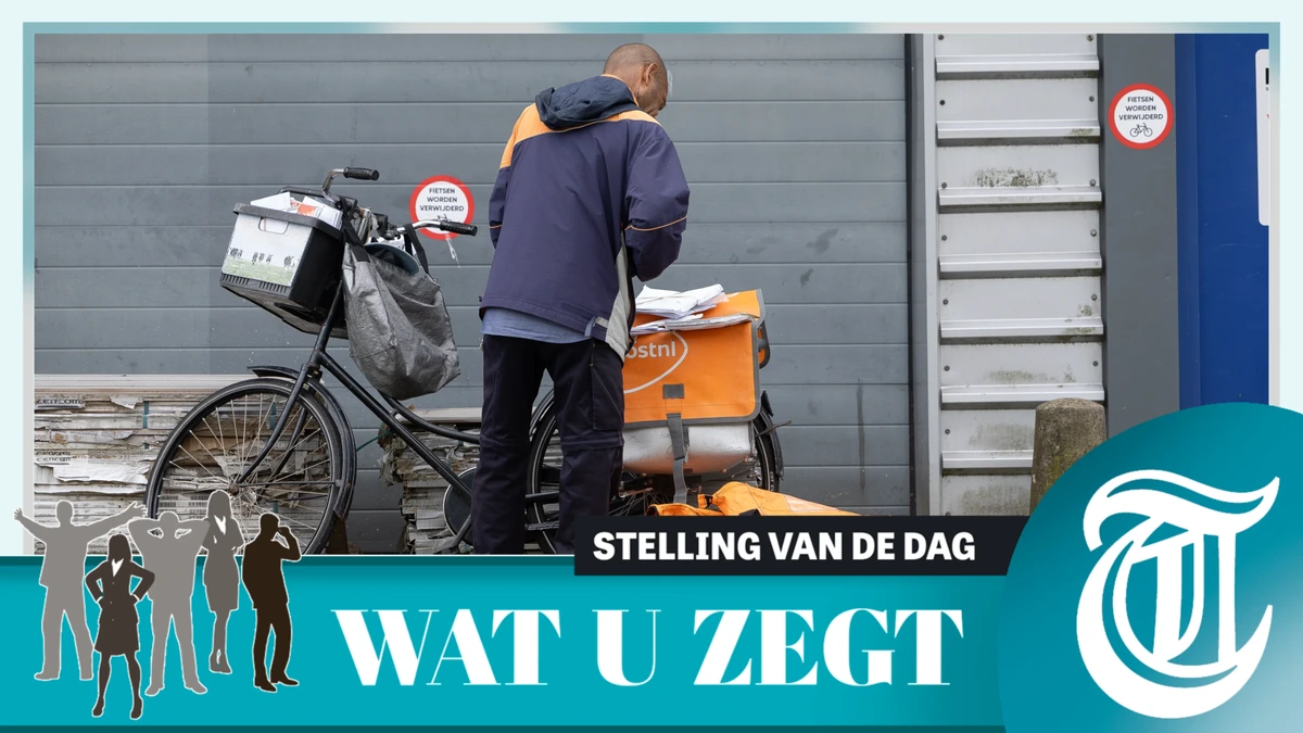 Stelling: Concurrent PostNL welkom