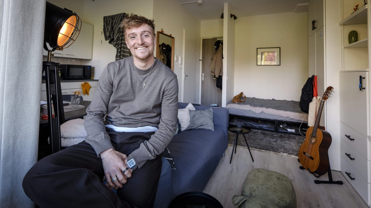 Ruben (28) was jaren dakloos, en kon niet bij ouders terecht: ’Wachten op woning maakte veel kapot, nu kan ik beginnen met leven’