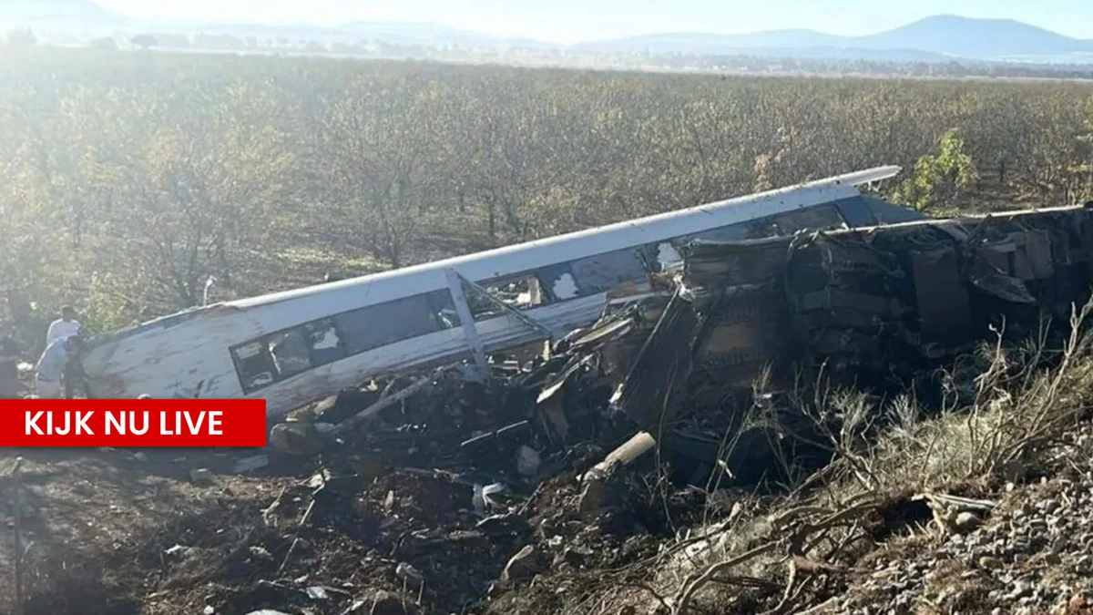 KIJK LIVE: Chaos op locatie van treinramp Spanje