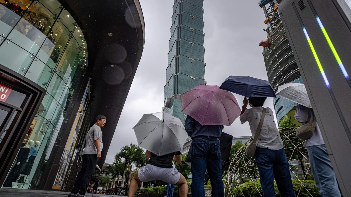 Honderden gewonden en duizenden zonder stroom door tyfoon Champi in Taiwan
