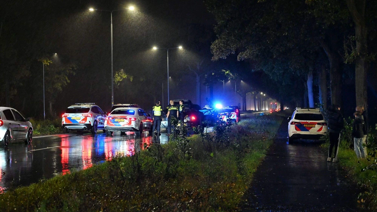 Lekke banden maken einde aan vlucht van automobilist die 200 km/u op N65 rijdt: politie grijpt in met pepperspray