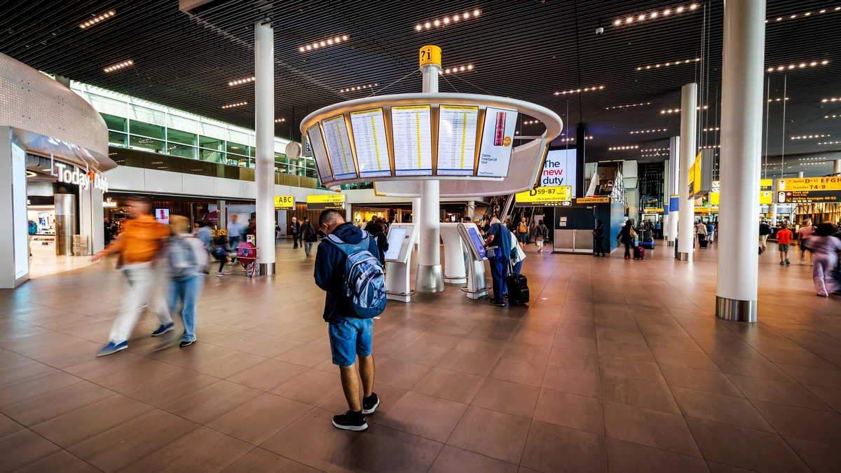 Passagiers gruwelen van rondrennende muizen in vertrekhal Schiphol: ’Dit is ranzig’
