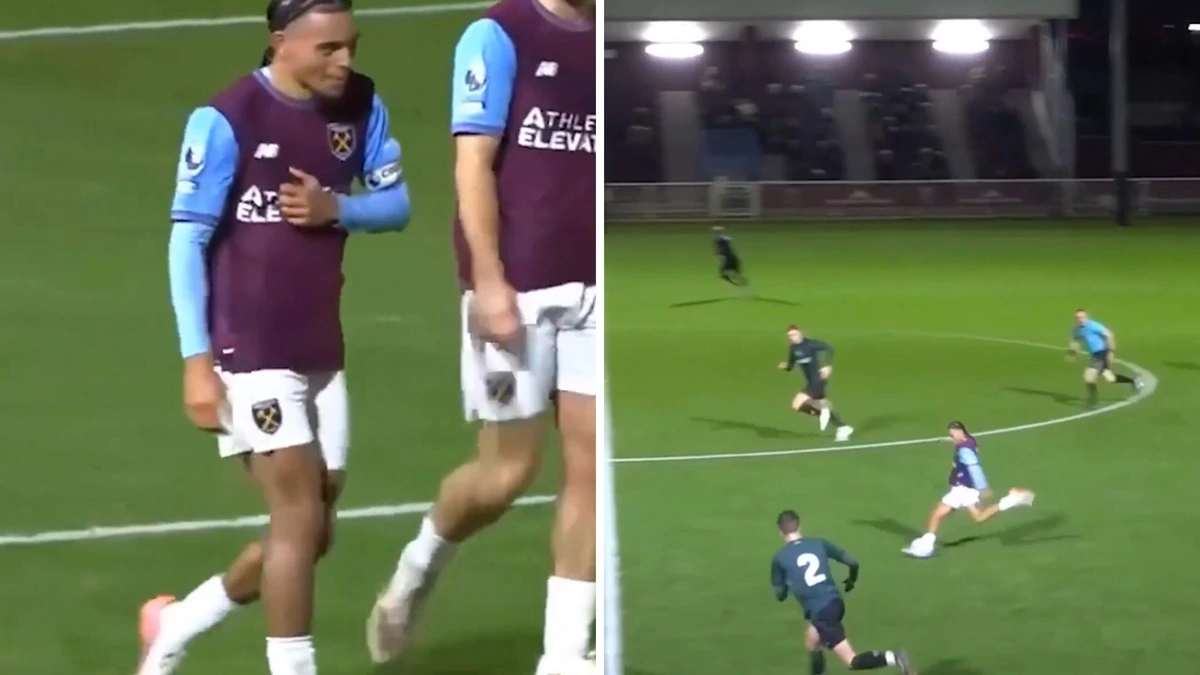 Toptalent (19) van West Ham United scoort twee keer vanaf zijn eigen helft in één wedstrijd