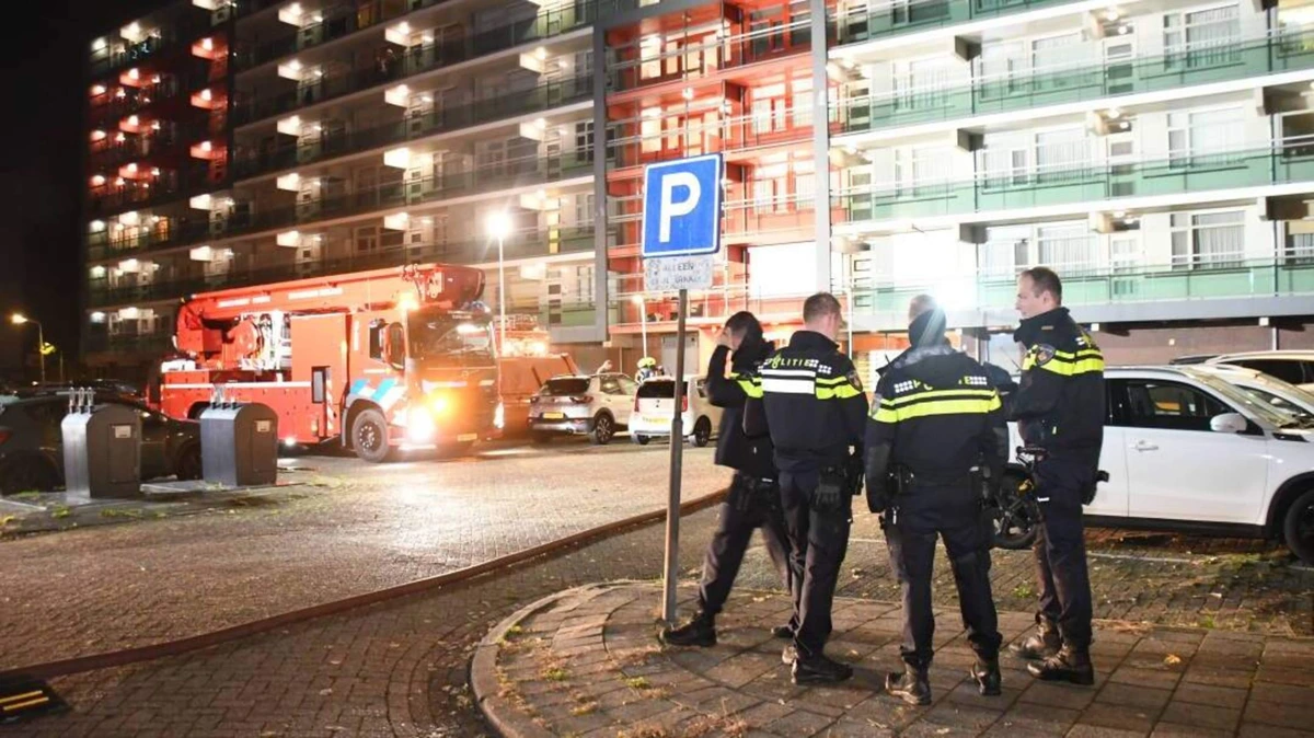 Dode (50) bij felle woningbrand Terneuzen, 70 appartementen ontruimd