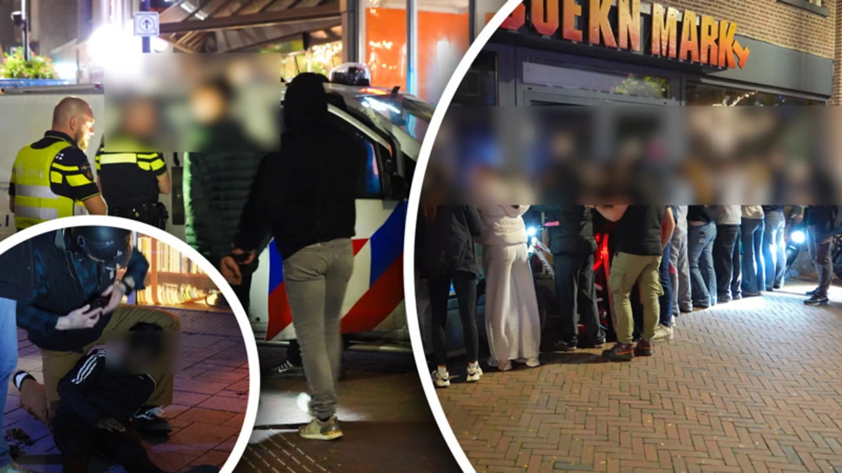 Grote groep jongeren terroriseert dagenlang Hoogeveen: ‘Het wordt steeds heftiger’