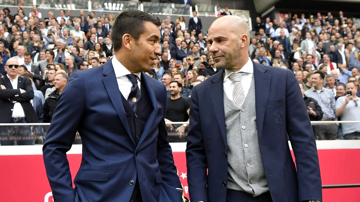 Giovanni van Bronckhorst heeft oud-ploeggenoot Peter Bosz al eens lelijk dwarsgezeten: gaat de historie zich herhalen?