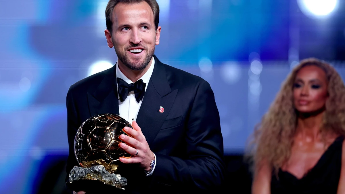 Balon d’Or-winnaar Harry Kane dankt in het ziekenhuis opgenomen coach Vincent Kompany: ’Ik hoop dat dit je energie geeft’